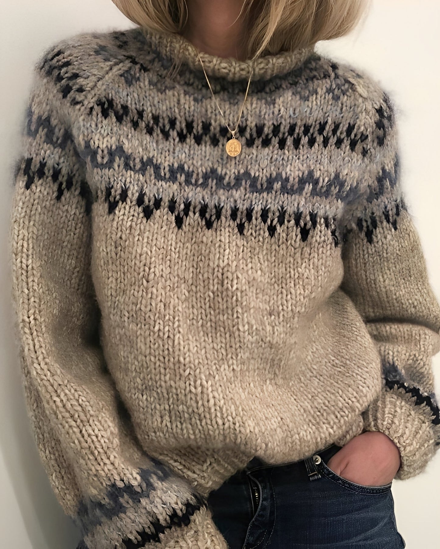Layne - Modny golfowy sweter dla kobiet