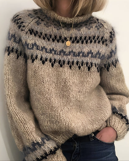 Macey - Gruby sweter damski