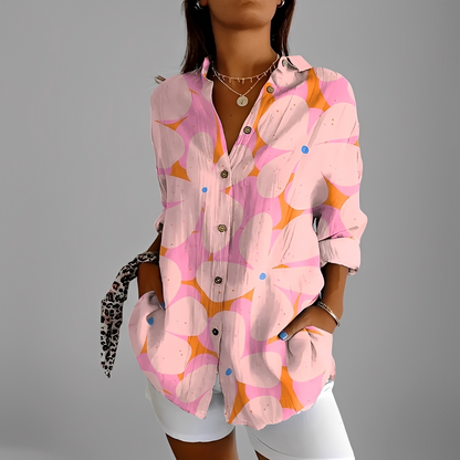 Annick - Modna bluzka z długim rękawem dla kobiet