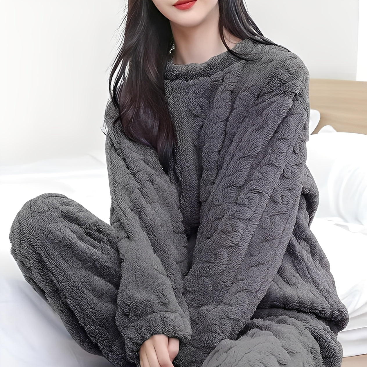 Kilie - Komfortowy, wygodny zestaw polarowy dla kobiet, składający się z dwóch części