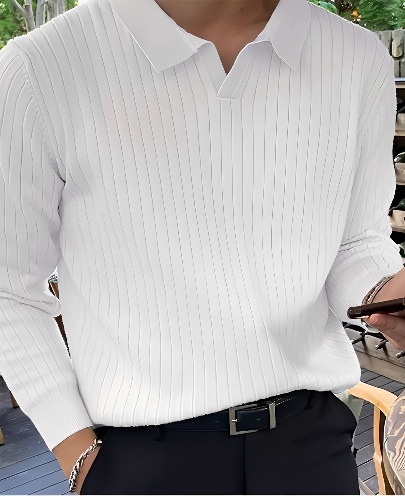 Hector - Męski Sweter Slim-Fit w Klasycznym Stylu