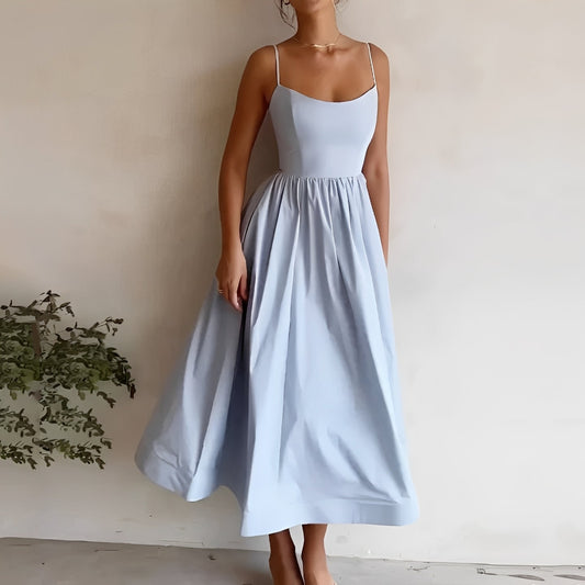 Maddie - Lässiges Midi-Kleid mit Hosenträgern für Damen