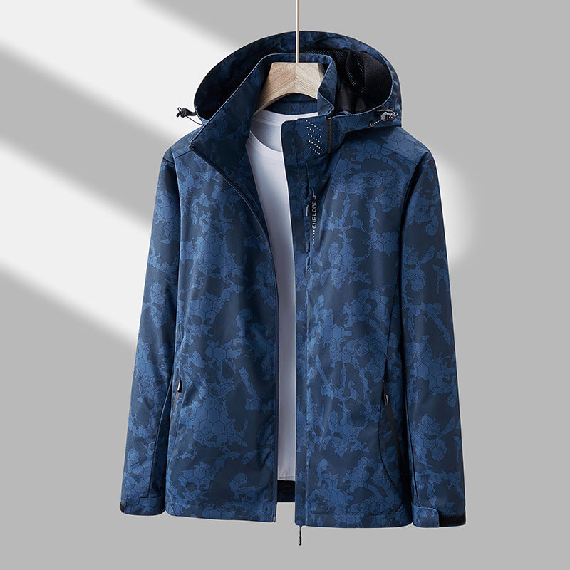 Daly - Unisex-Wiatrówka z Nadrukiem