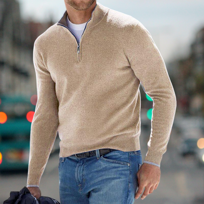 Carlo – Sweter z suwakiem