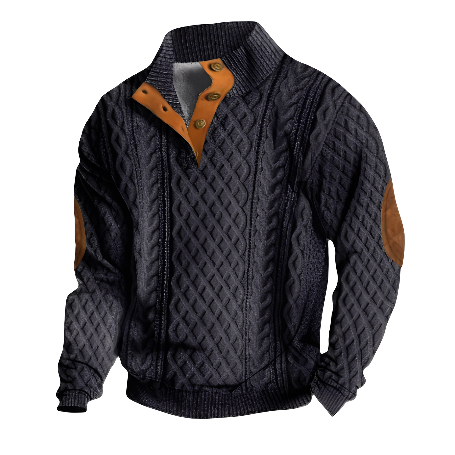 Austin - Męski sweter retro z eleganckim wzorem