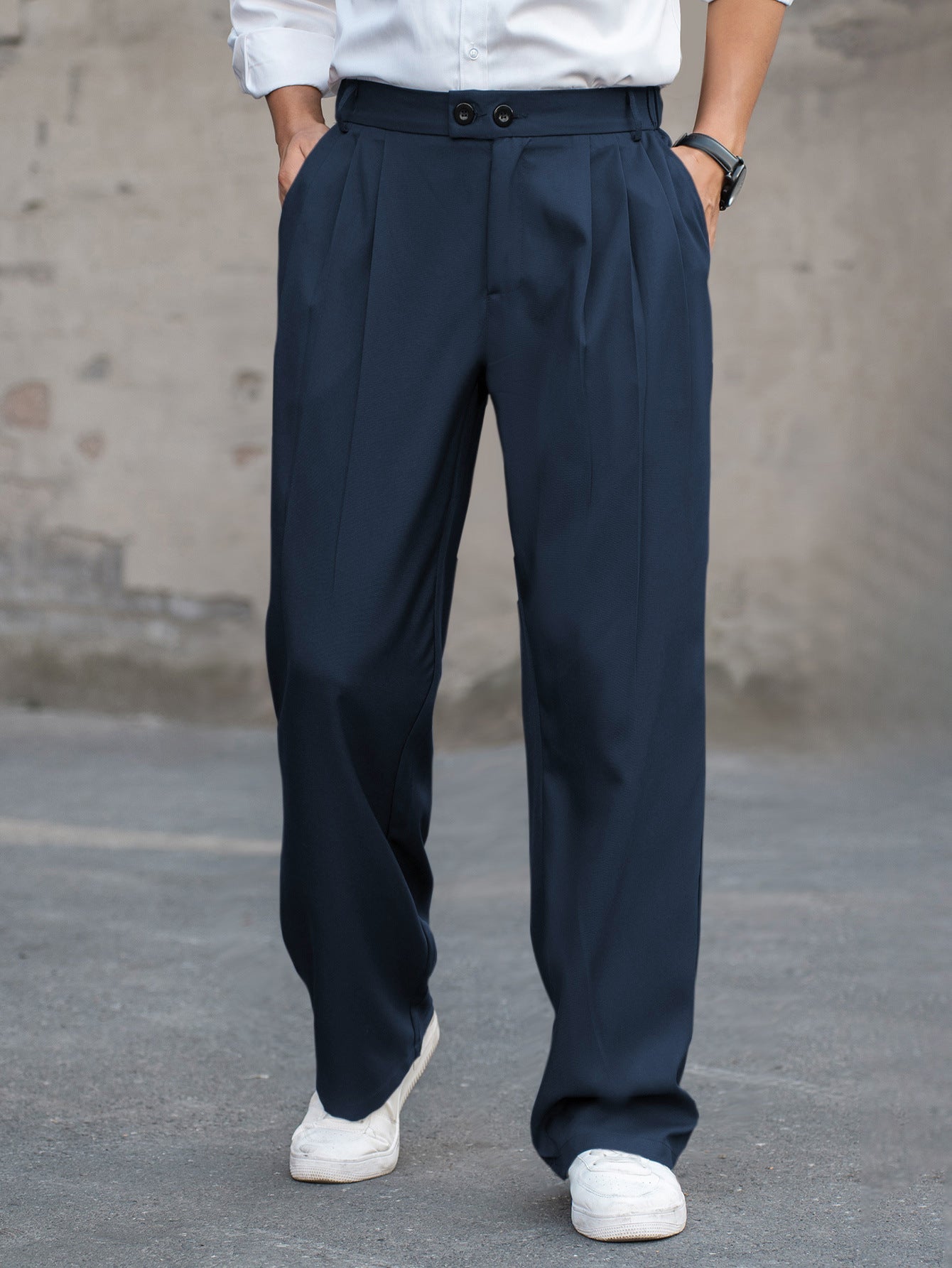 Dexter - Luźne spodnie z szerokimi nogawkami dla mężczyzn