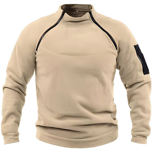 Jericho - Luźny taktyczny polarowy sweter dla panów