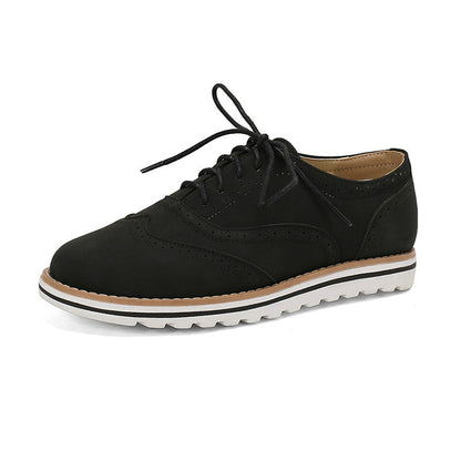 Gemma - Swobodne damskie buty Derby z zamszu
