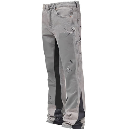 Charles - Stylowe dżinsy z rozszerzanymi nogawkami dla mężczyzn