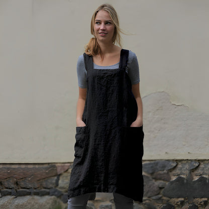 Mozelle - Luźna sukienka z kieszeniami dla kobiet