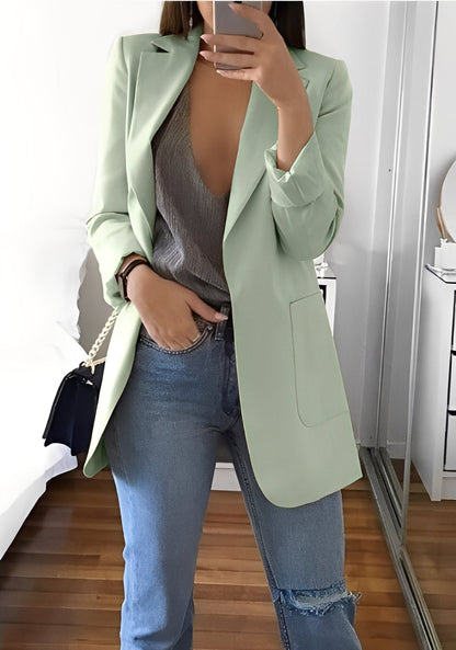 Stephanie - Szykowny, dobrze dopasowany żakiet dla kobiet