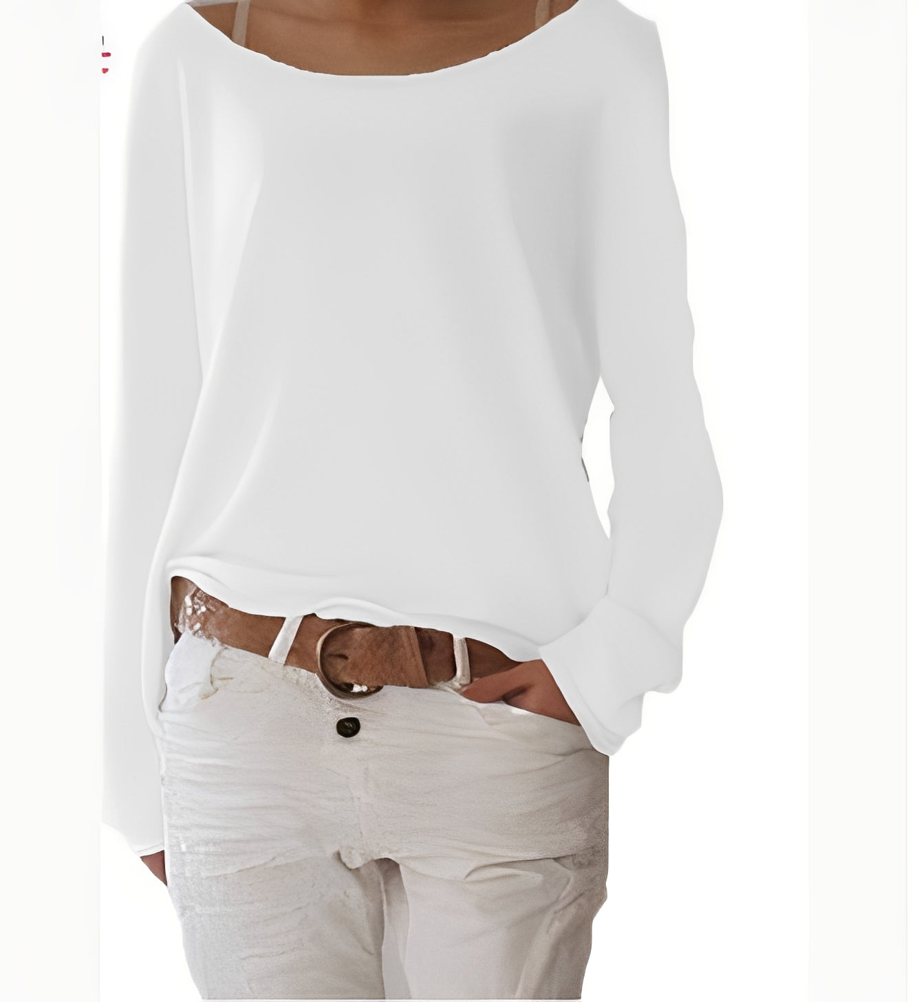 Béatrice - Damski sweter z lekkiej dzianiny