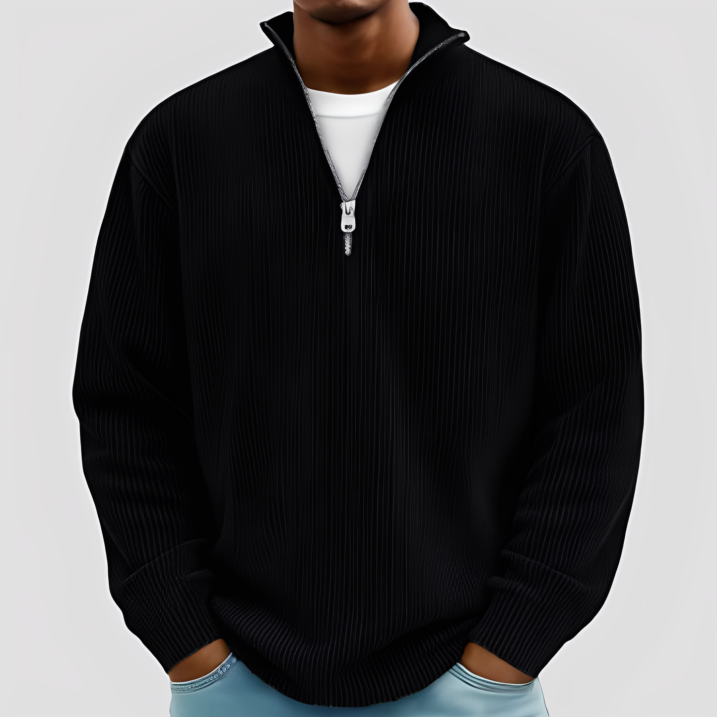 Henry - Nowoczesny, luźny, ciepły sweter dla mężczyzn