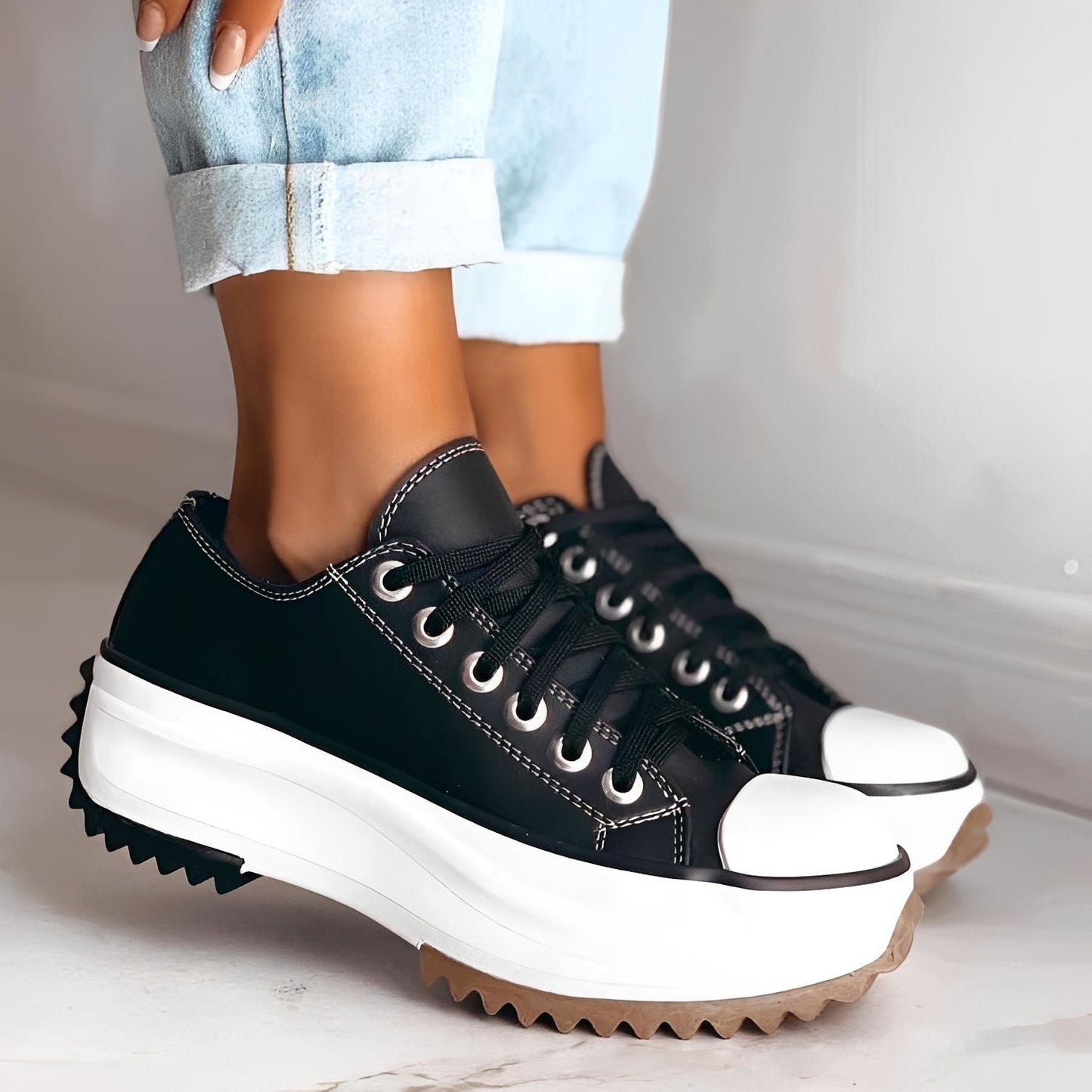 Caitlyn - Stylowe buty na solidnej podeszwie dla kobiet