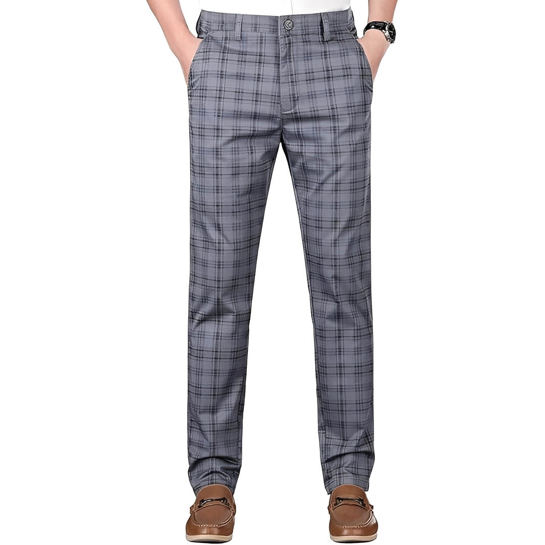 Hayavert - Stylowe męskie spodnie w kratę