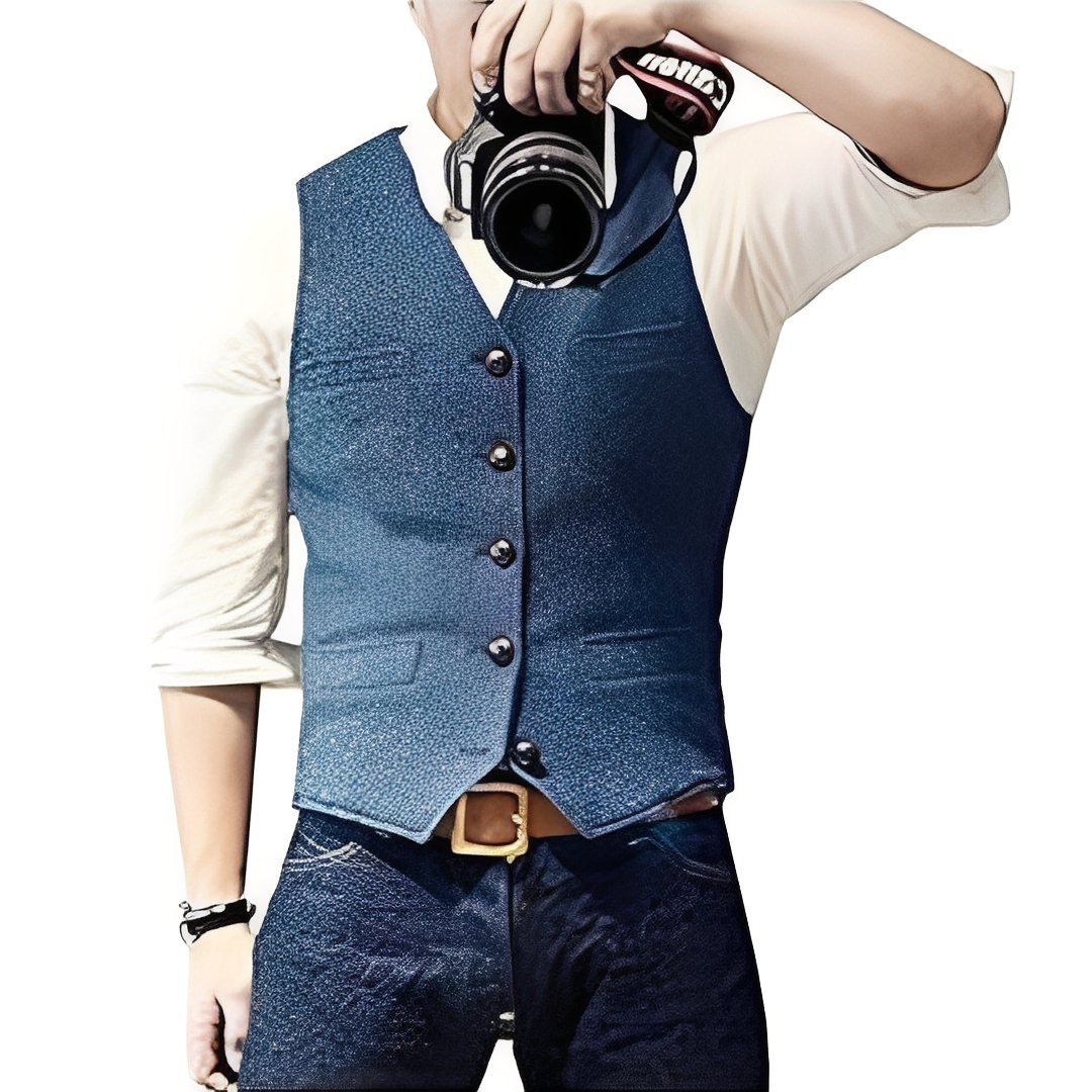 Ismaël - Stylowa i komfortowa jesienna kamizelka męska