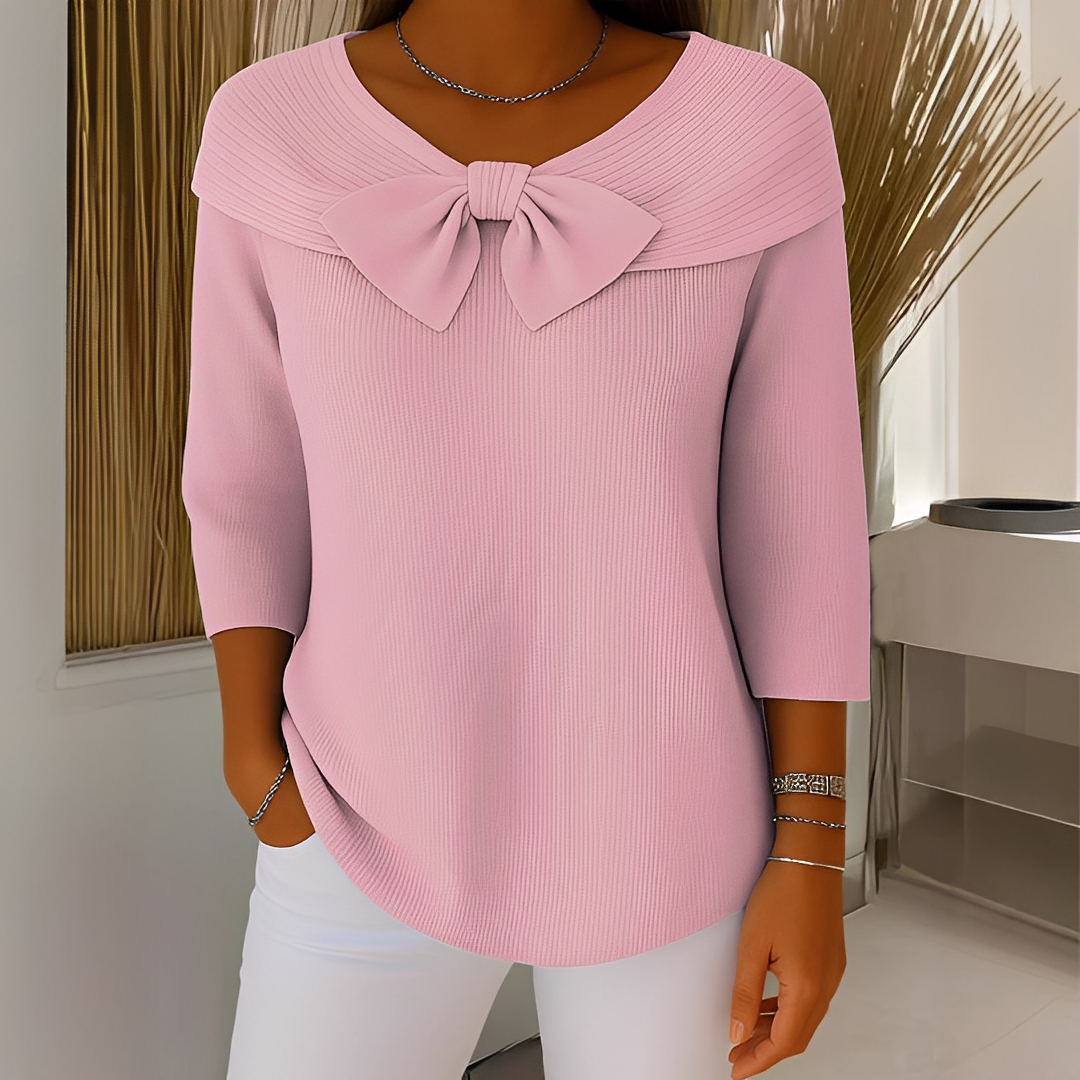 Anina - Stylowy dzianinowy sweter damski