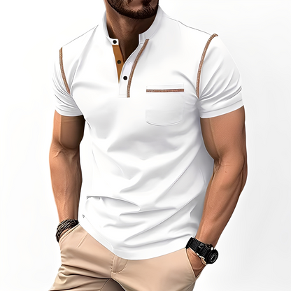 Brandon - Elegancka, komfortowa męska koszulka polo