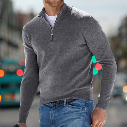 Carlo – Sweter z suwakiem