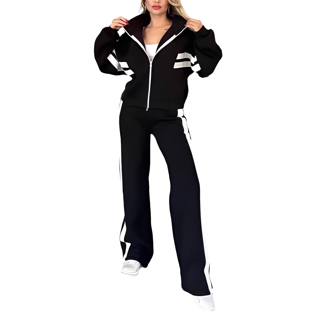 Maddie - Stylowy dwuczęściowy zestaw sportowy dla kobiet