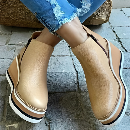 Lyana - Damskie zimowe buty na zamek