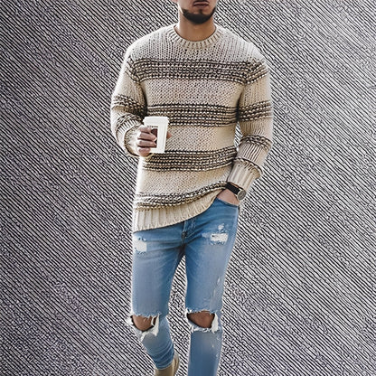 Kenzo - Męski sweter w pasy