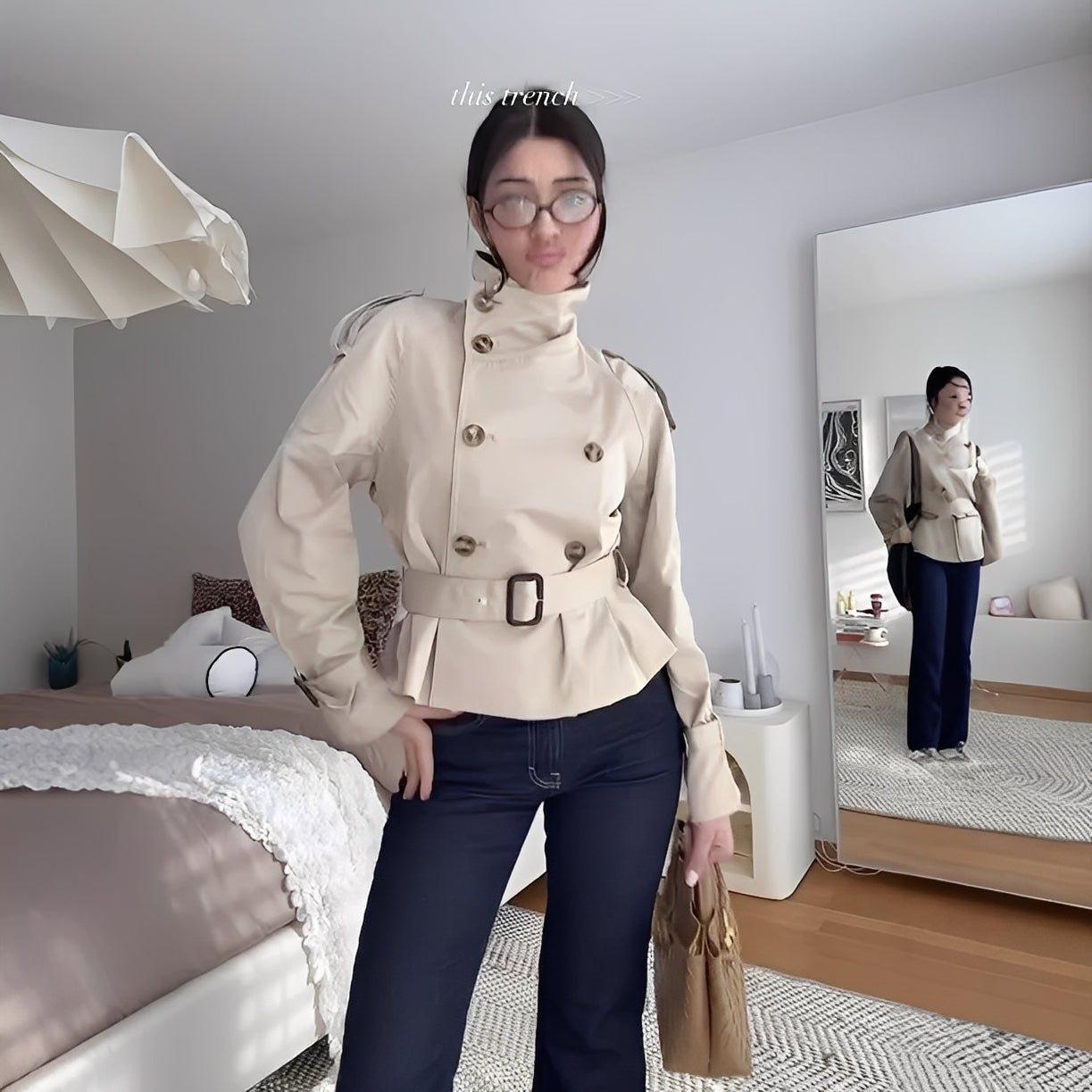 Cindy - Modny trencz dla kobiet