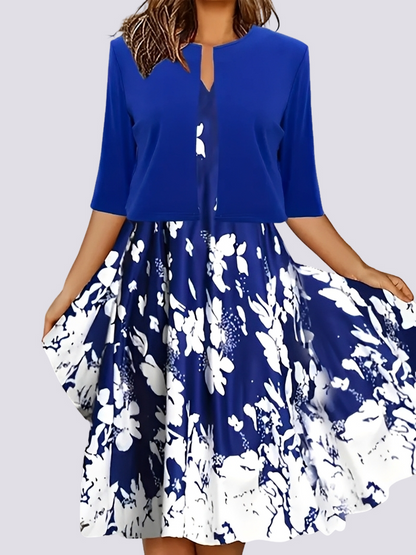 Jessica - Stylowe dwuczęściowe set z długą sukienką dla kobiet