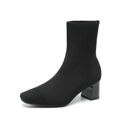 Elisha - Codzienne, ciepłe damskie buty na obcasie