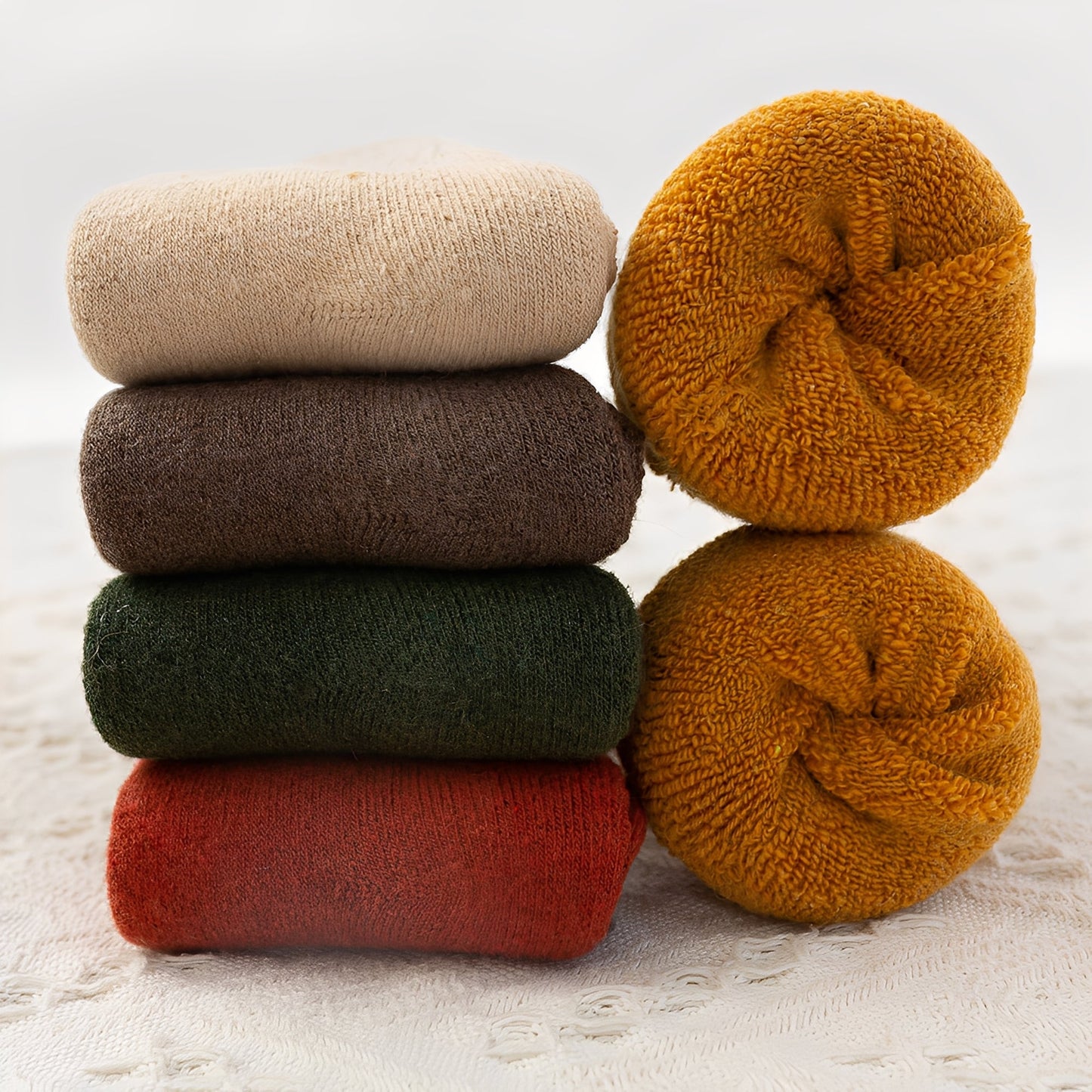 Carmella - Unisexowe wygodne skarpety, ciepłe i grube