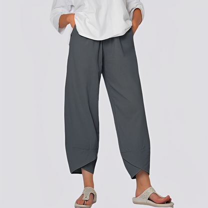 Jessica - Stylowe spodnie z szerokimi nogawkami dla kobiet