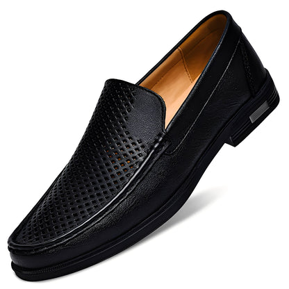 Corwin - Eleganckie skórzane mokasyny dla panów