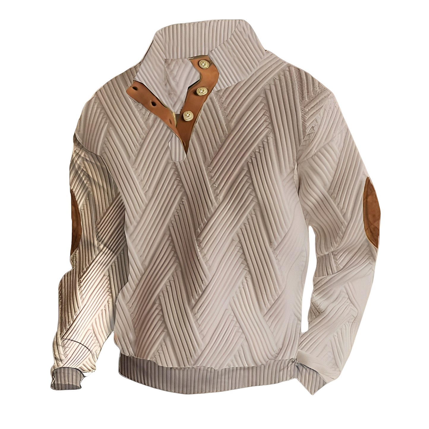 Austin - Męski sweter retro z eleganckim wzorem