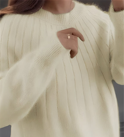 Josslyn - Elegancki, luźny kaszmirowy sweter dla kobiet