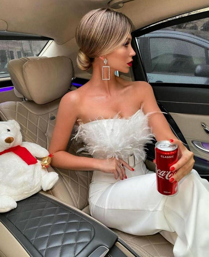 Arabel - Stylowy kombinezon z gorsetem