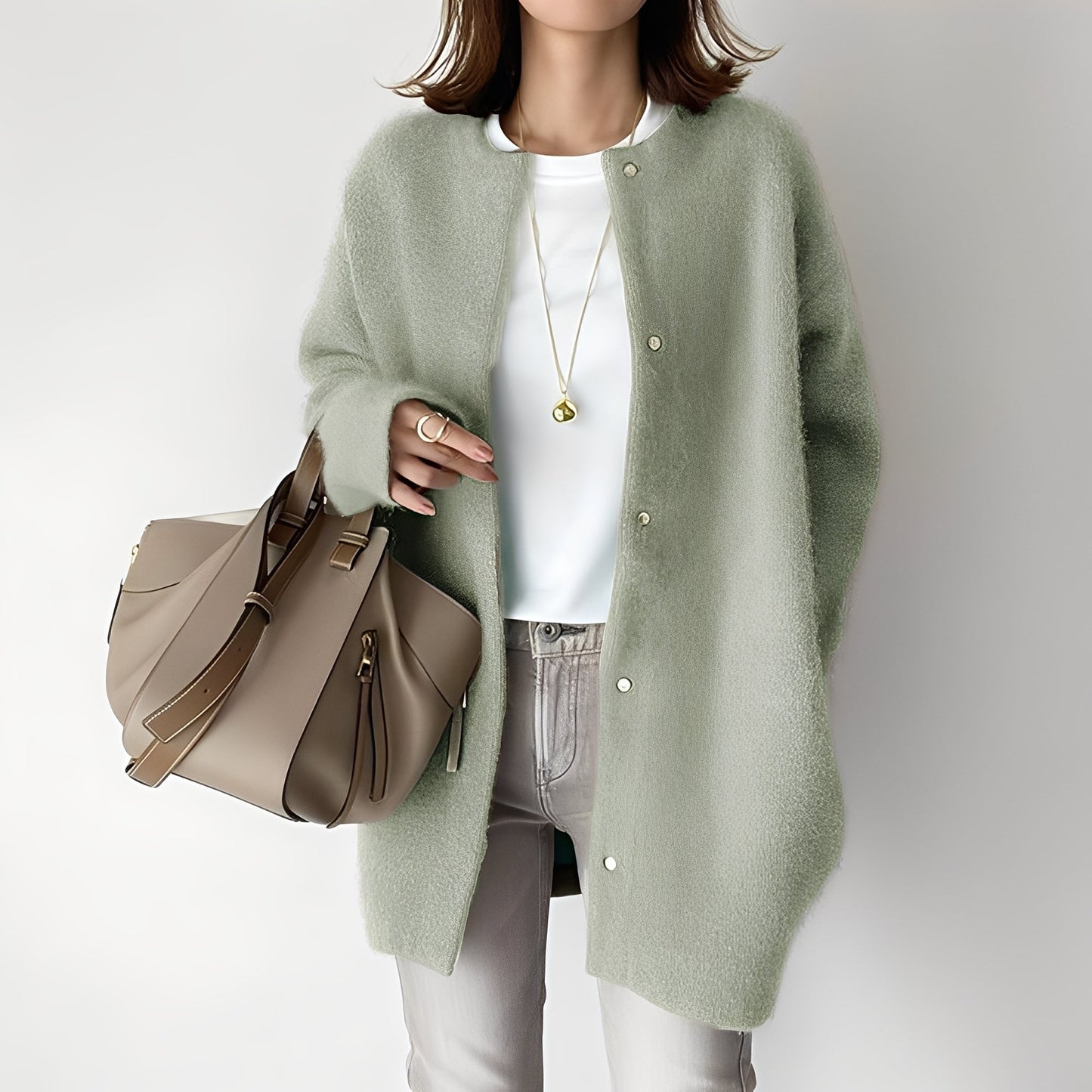 Lucille - Stylowy i ciepły damski kardigan zimowy