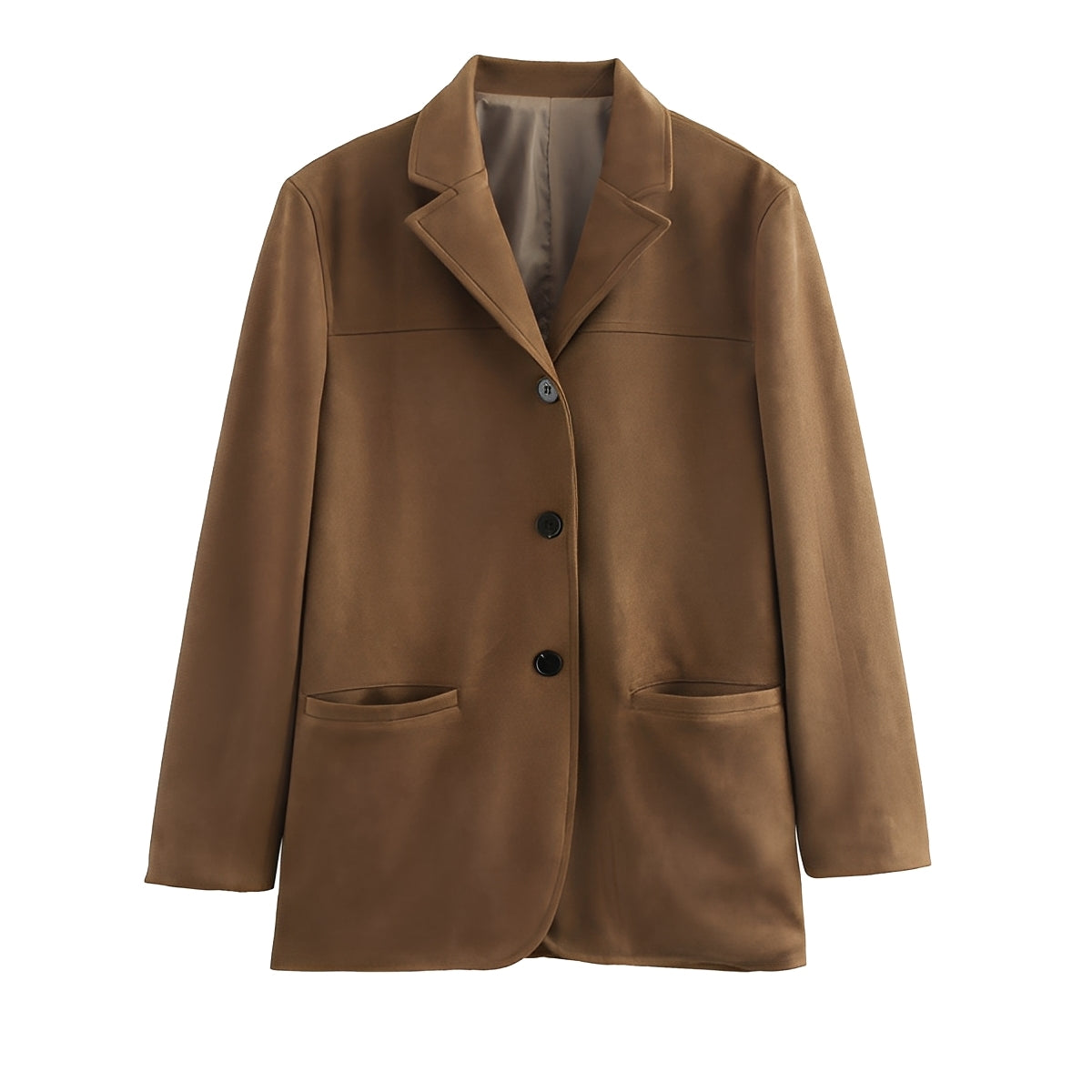 Ashlea - Elegancki blezer z kołnierzem i spódnicą dla kobiet