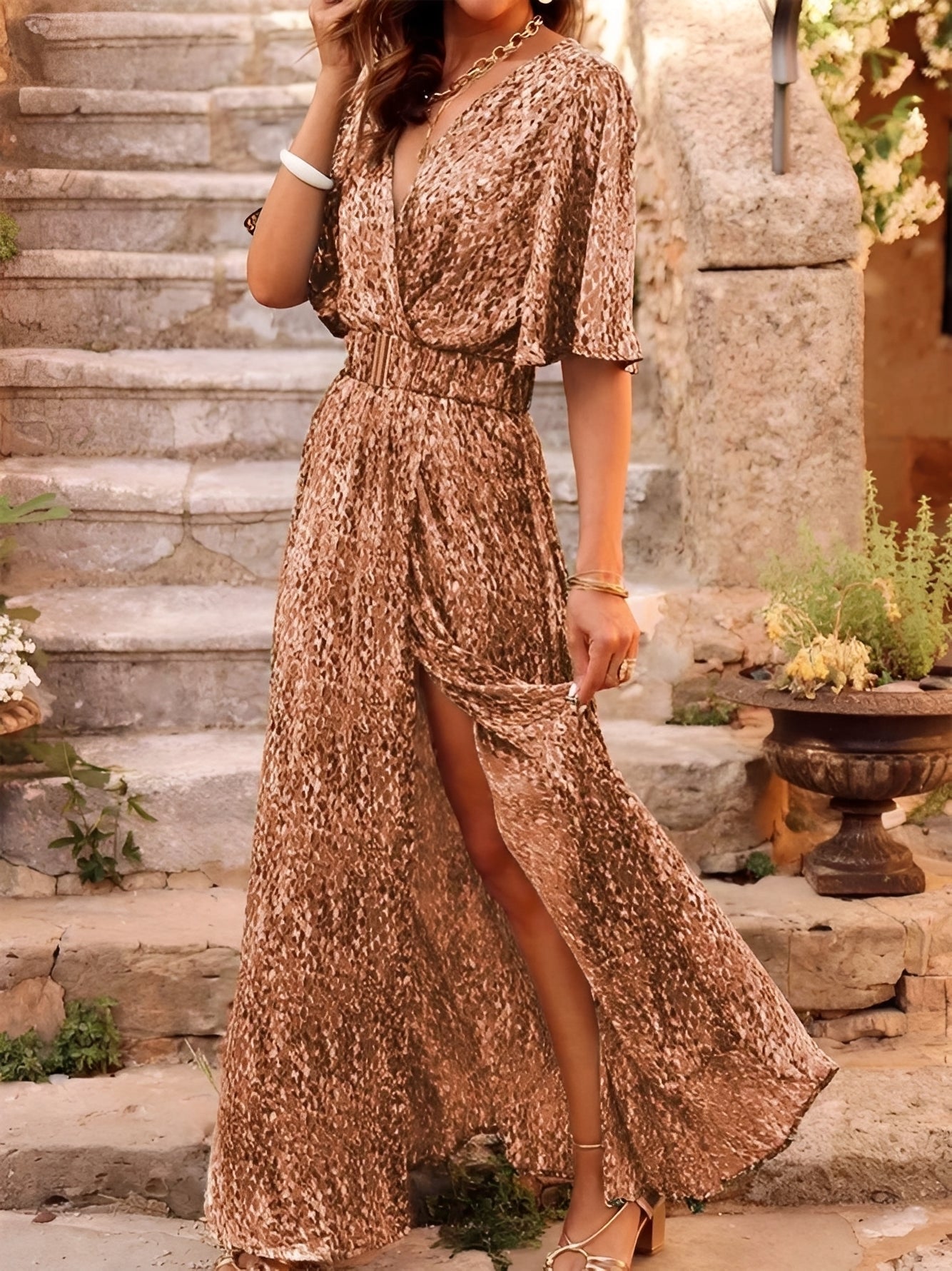 Rina - Stylowa, zwiewna sukienka dla kobiet