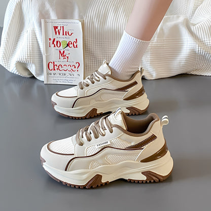 Sophie - Stylowe damskie sneakersy z masywną podeszwą