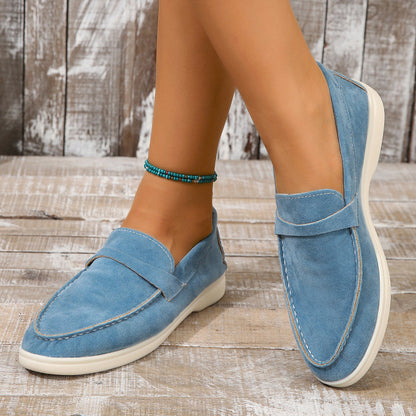 Yasmine - Klasyczne damskie buty zamszowe