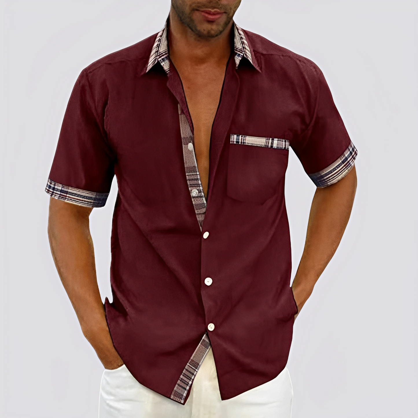 Matt - Stylowa koszula z krótkim rękawem dla mężczyzn