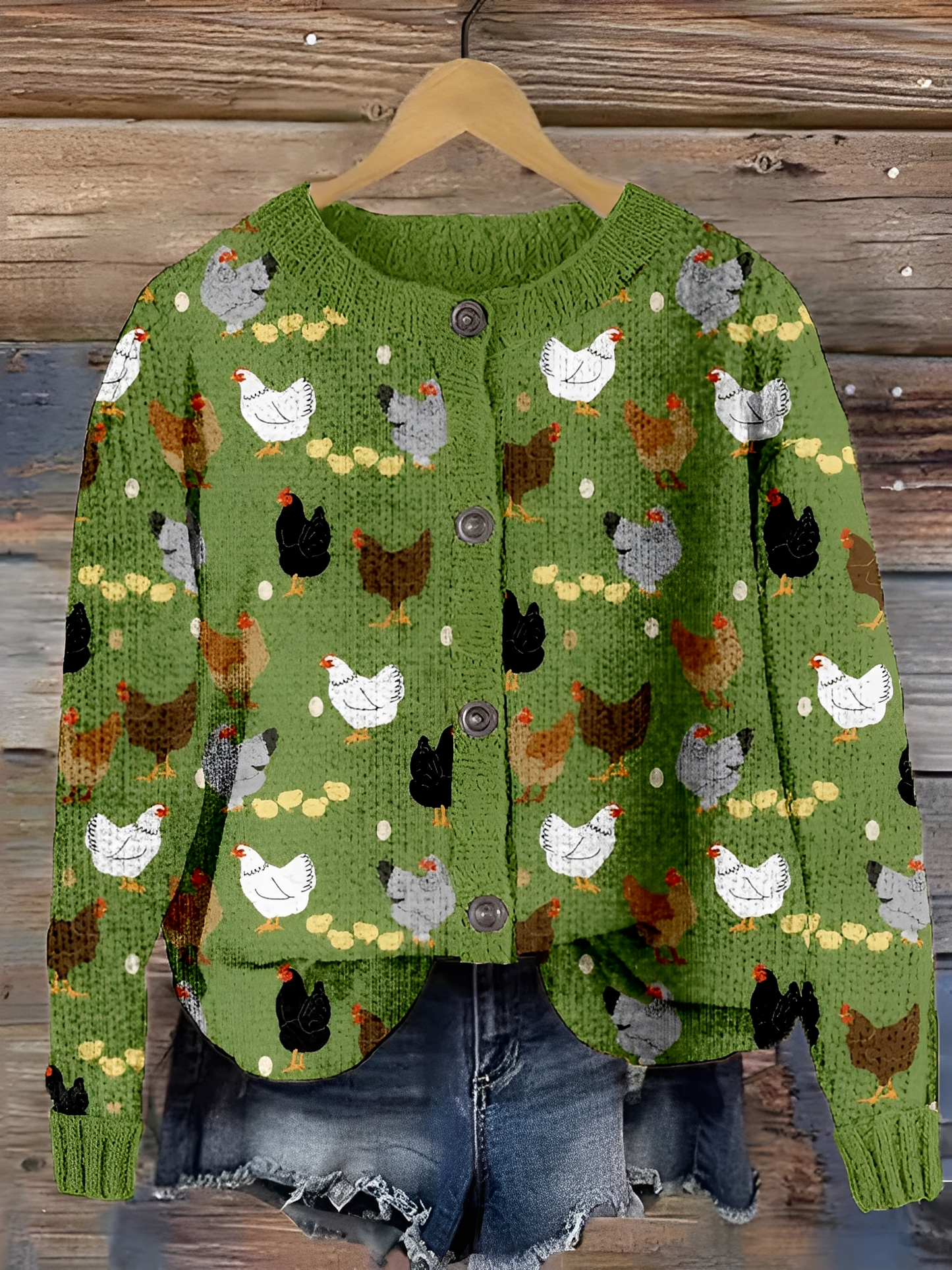 Shannah - Wygodny damski sweter z eleganckim wzorem