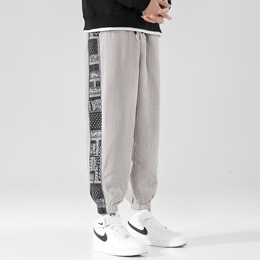 George - Komfortowe, luźno dopasowane sztruksowe spodnie dresowe dla mężczyzn