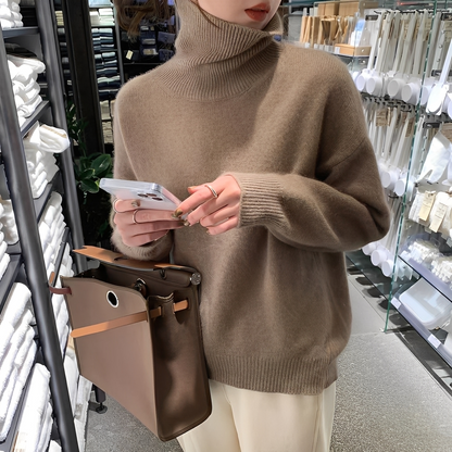 Ophélie - Modny damski sweter z golfem