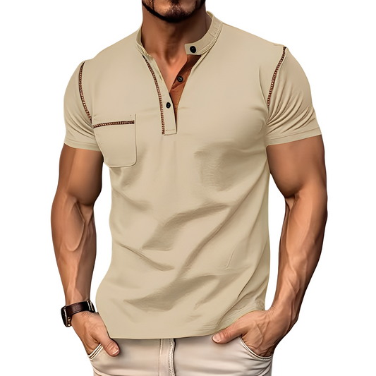 Brandon - Elegancka, komfortowa męska koszulka polo