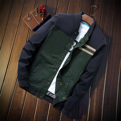 Jenson - Współczesna bomberka z paskami dla mężczyzn