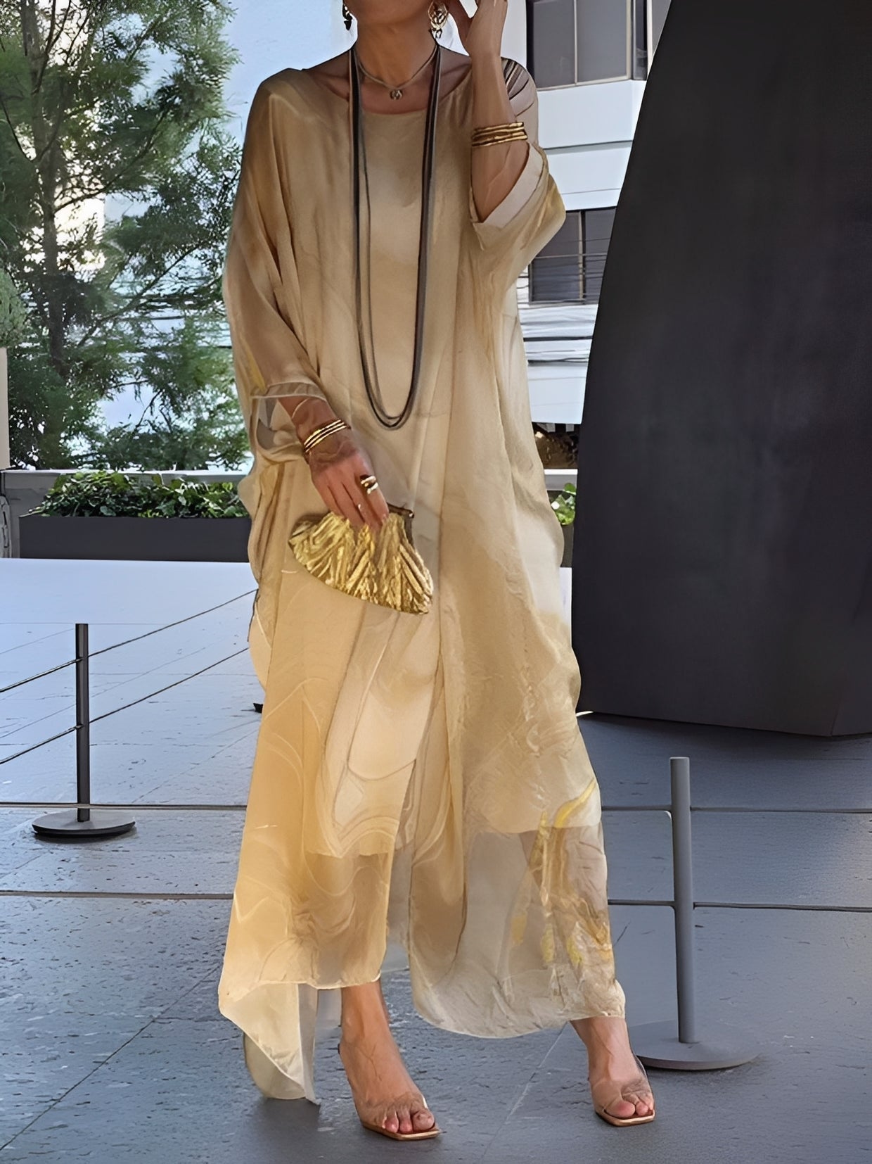 Christina - Stylowa sukienka szyfonowa dla kobiet