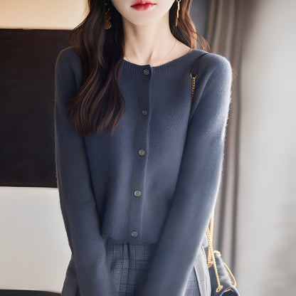 Haydée - Szykowny damski kardigan z guzikami