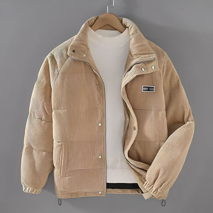 Nelson - Nowoczesna męska kurtka sztruksowa z ociepleniem