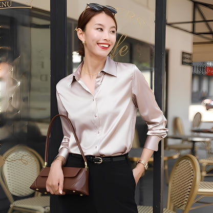 Mauricette - Eleganckie bluzki z długimi rękawami dla kobiet